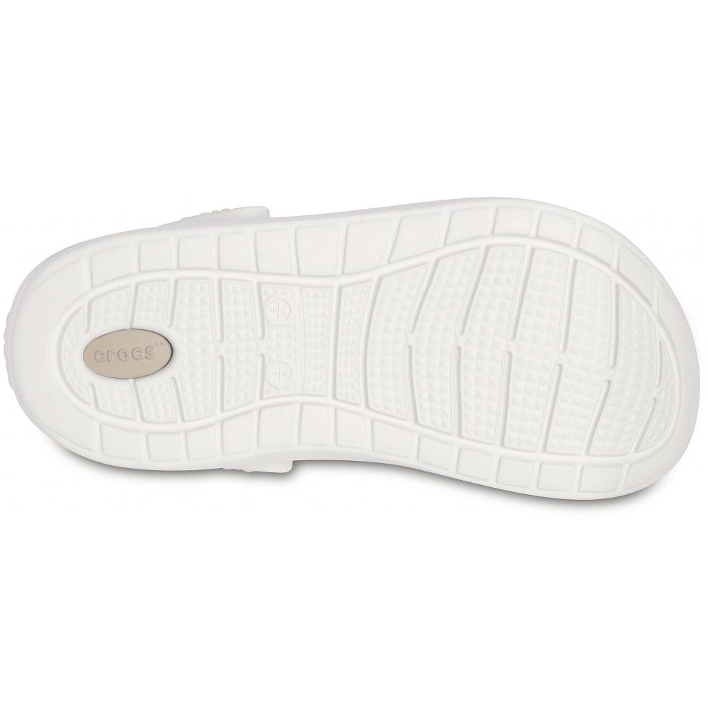 White Men's Crocs LiteRide™ Printed Camo Clogs | NZ 0723XYUF